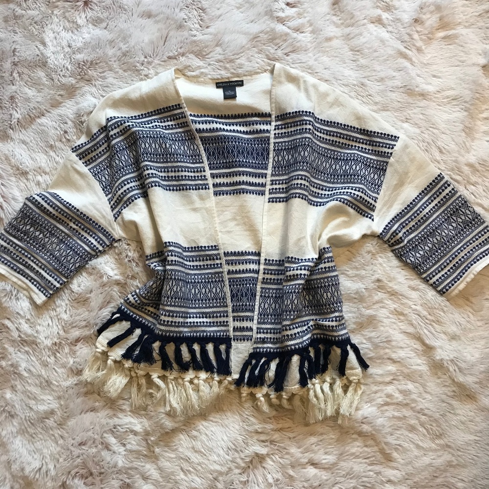 Stripe cardigan